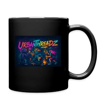 Skate Squad: UrbanThreadz Edition - Tasse einfarbig - Schwarz - Rechts