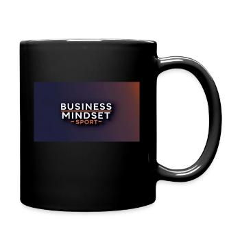 Buisness Mindset Sport - Tasse einfarbig - Schwarz - Rechts