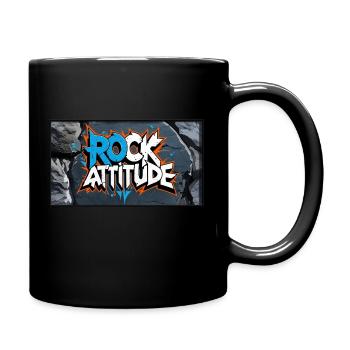 graffiti marqu ROCK ATTITUDE - Mug uni - noir - Droite