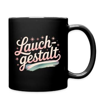 Lauchgestalt - Deutsche Gym Memes - Tasse einfarbig - Schwarz - Rechts