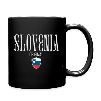 Ursprünglich aus Slowenien, geboren in Slowenien - Tasse einfarbig - Schwarz - Rechts