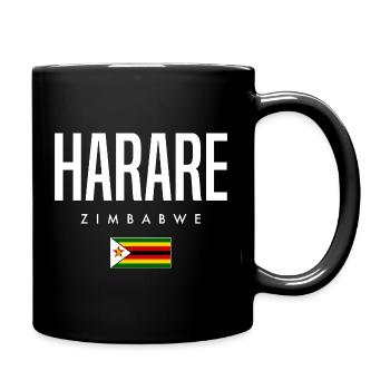 Harare, Zimbabwe - Mug uni - noir - Droite