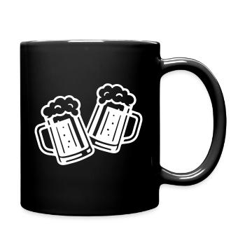 Beer Cheers Beer Mug - Full Colour Mug - black - Right