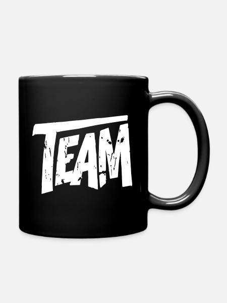 Team Graffiti - Tasse einfarbig - Schwarz