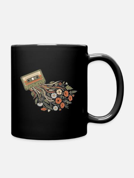 FlowerSette - Full Colour Mug - black