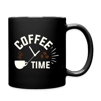 coffee time - Full Colour Mug - black - Right