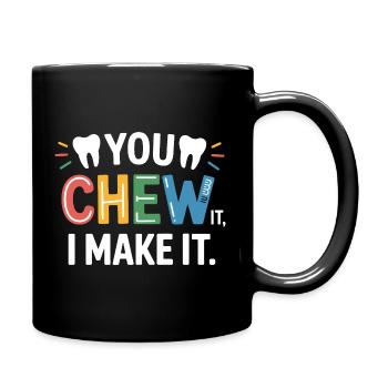 Céramique dentaire Technicien Art - Mug uni - noir - Droite