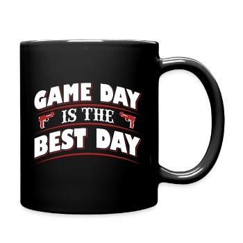 Game Day is the best - Full Colour Mug - black - Right
