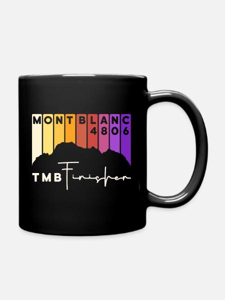 TMB Tour de Mont Blanc Montblanc Finisher - Full Colour Mug - black