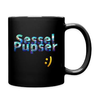 Sesselpupser - Tasse einfarbig - Schwarz - Rechts