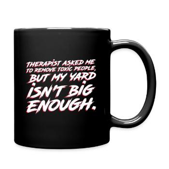 A bigger garden is needed - Full Colour Mug - black - Right