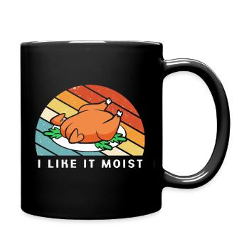Papa Großvater Opa Thanksgiving Vater - Tasse einfarbig - Schwarz - Rechts