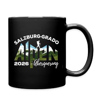 Alpine Crossing Alps 2026 Salzburg Grado Hiking - Full Colour Mug - black - Right