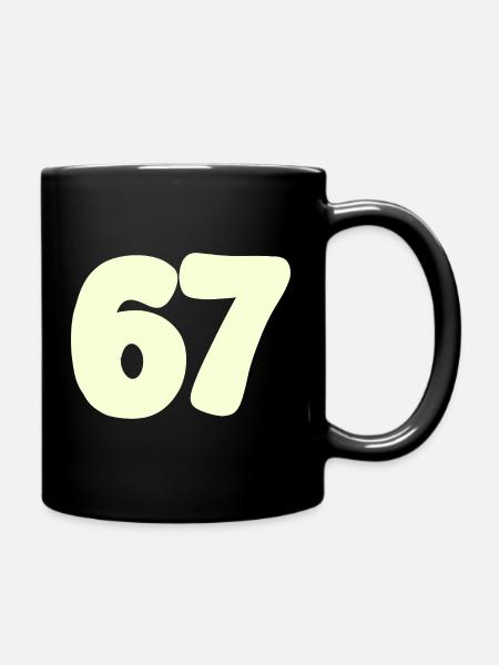 67 - Tasse einfarbig - Schwarz