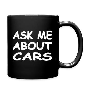 Auto - Tasse einfarbig - Schwarz - Rechts