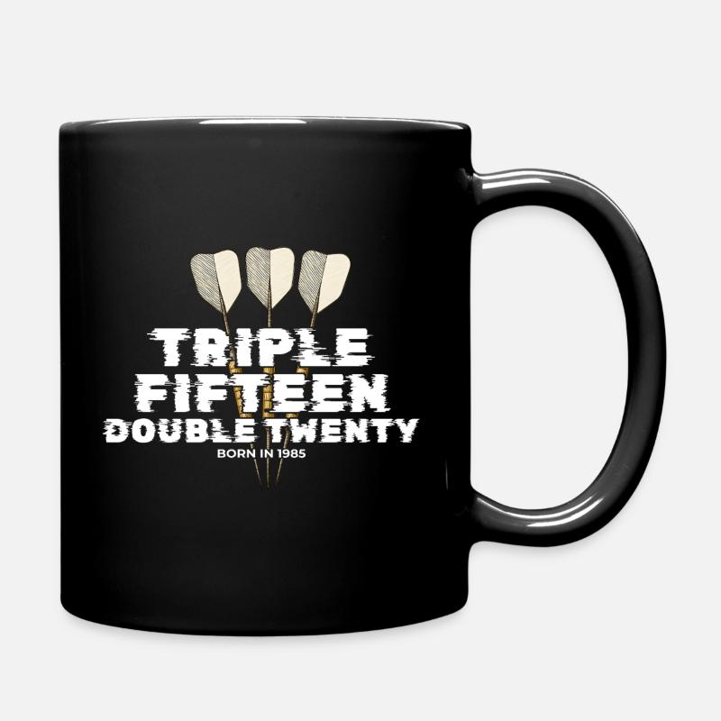 Paiement des fléchettes vintage 1985 - Mug uni - noir