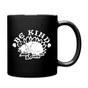 SEI FREUNDLICH - Tasse einfarbig - Schwarz - Rechts