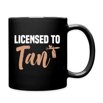 Spray Tan Technician Professionals Kit Spray Tan - Tasse einfarbig - Schwarz - Rechts