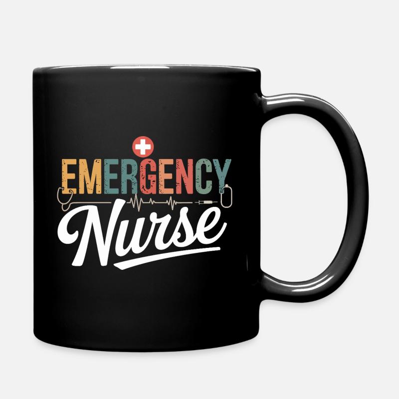 Conception d’urgence pour infirmières d’urgence - Mug uni - noir