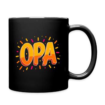 Grand-père Grand-père Vintage - Mug uni - noir - Droite