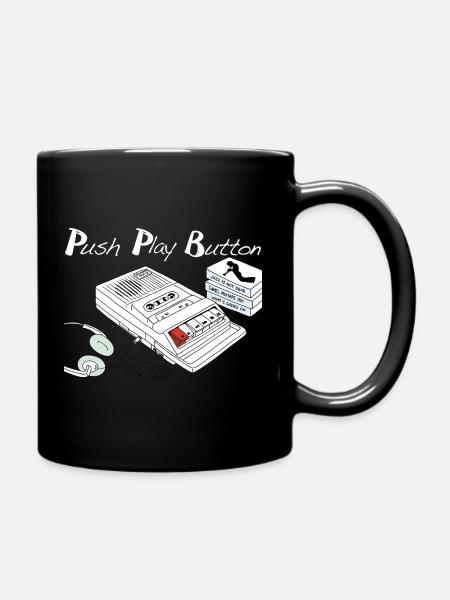 Thème musical vintage - Mug uni - noir