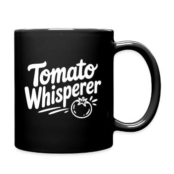 Le Chuchoteur de Tomates - Mug uni - noir - Droite