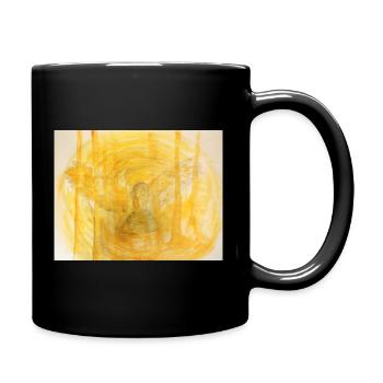 Holy Owl - Tasse einfarbig - Schwarz - Rechts