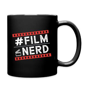 #FILM NERD Kino Fan Filmklappe Cineaste - Full Colour Mug - black - Right