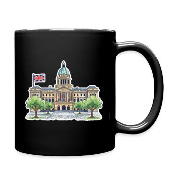 Maison du Conseil Victoria Sq de Birmingham Skyline - Mug uni - noir - Droite