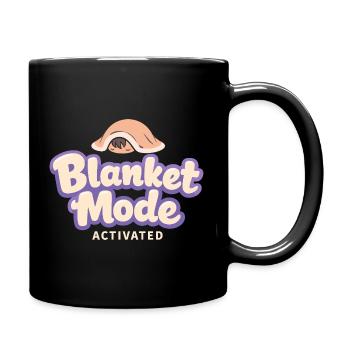 Anime-hausmensch Kuscheliger Weeb - Tasse einfarbig - Schwarz - Rechts