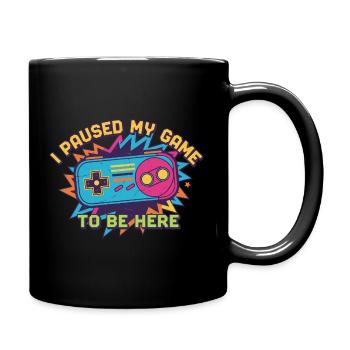 Retro Controller Meme Tee - Tasse einfarbig - Schwarz - Rechts