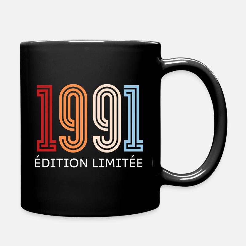 1991 édition limitée vintage - Mug uni - noir