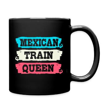 Domino Mexican Train - Tasse einfarbig - Schwarz - Rechts