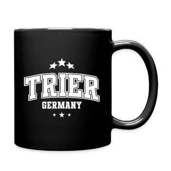 Trier Germany Emblem - Full Colour Mug - black - Right