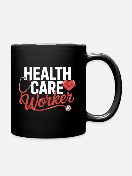 Emblème des professionnels de santé - Mug uni - noir