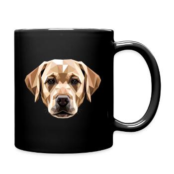 Le chien Labrador Retriever adore les jeunes labradors mignons - Mug uni - noir - Droite