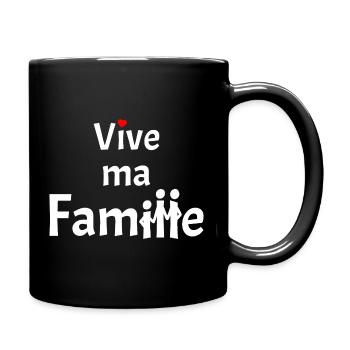 LONG LIVE MY FAMILY! - Full Colour Mug - black - Right
