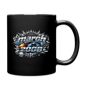 18th Birthday March 2008 Legendary Gift - Full Colour Mug - black - Right