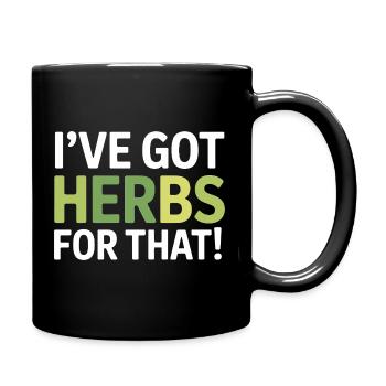 Naturopath I've Got Herbs For That Professional  - Full Colour Mug - black - Right