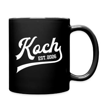 Koch Köche Küche Hobbykoch Kochkleidung Kochen - Tasse einfarbig - Schwarz - Rechts