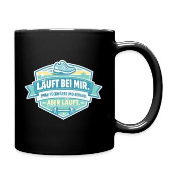 Runs backwards for me - Full Colour Mug - black - Right