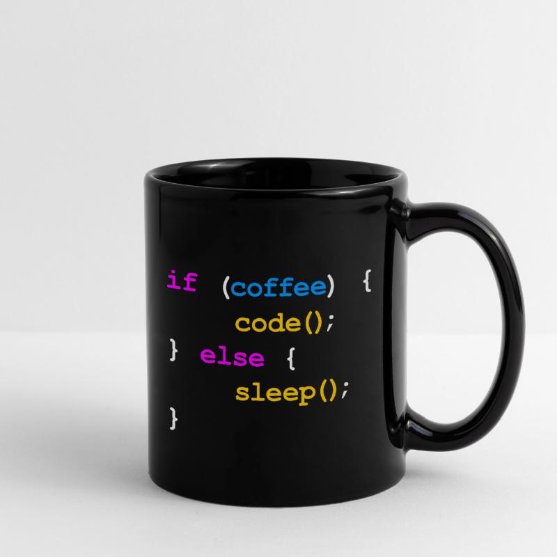 No Coffee No Code Programmer Computer Scientist Full Colour Mug