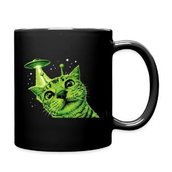 OVNI Alien Cat - Mug uni - noir - Droite