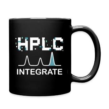 HPLC Integrate Performance Liquid Chromatography - Full Colour Mug - black - Right