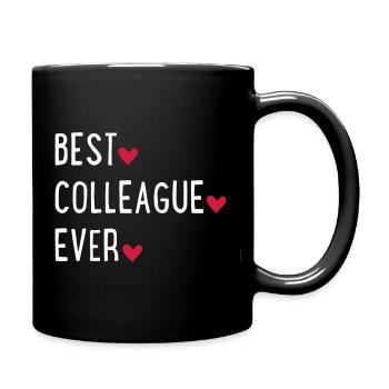Best colleague in the world - Full Colour Mug - black - Right