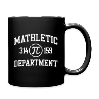 Matheletic Abteilung Shirt Pi Mathe Wissenschaft - Tasse einfarbig - Schwarz - Rechts