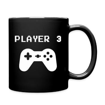 Retro Pixel Controller - Tasse einfarbig - Schwarz - Rechts