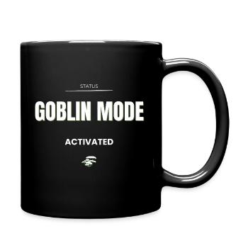 Goblin Mode Activated - Funny Meme Dark Humor  - Tasse einfarbig - Schwarz - Rechts