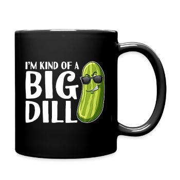 Big Dill Pickle Wortspiel-Tee - Tasse einfarbig - Schwarz - Rechts