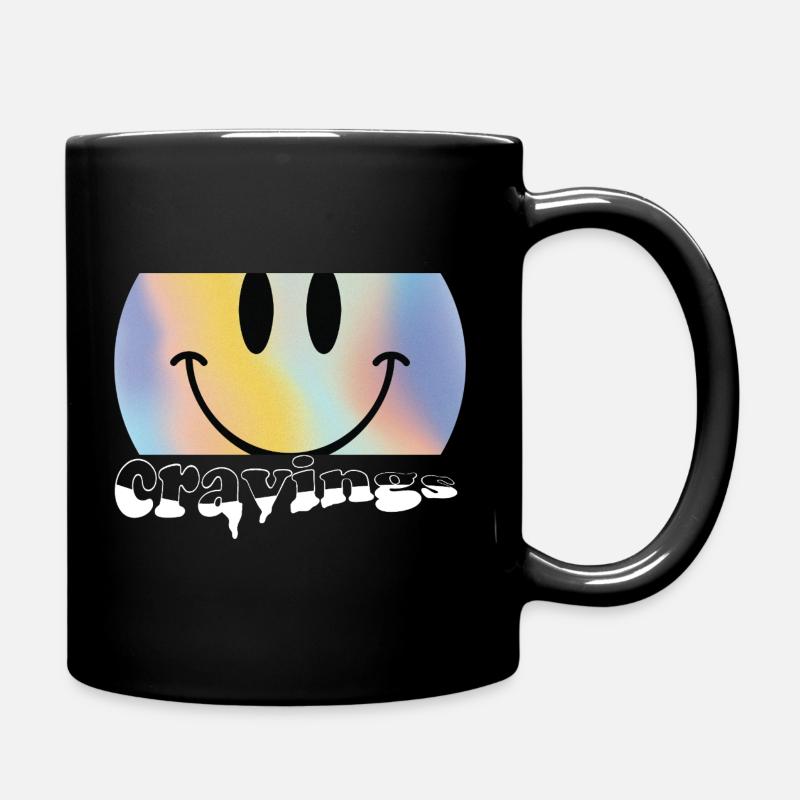 Tie-Dye Cravings Logo - Tasse einfarbig - Schwarz